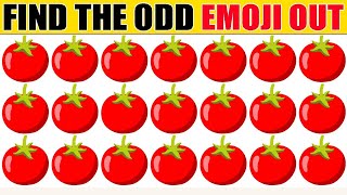 Can You Find The Odd Emoji Out & Letters And Numbers In 15 seconds | Quiz Master