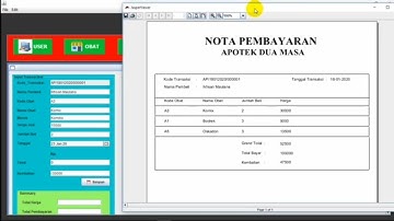 Cara Membuat Laporan/ Nota Penjualan Ireport Java Dengan Parameter + Codingan