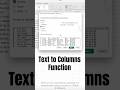 Split Text in Excel Using Text to Columns