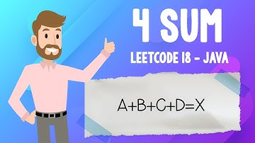 4 Sum - Leetcode 18 - Java