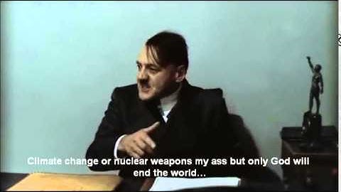 Hitler is Informed That the Doomsday Clock Has Been Moved Three Minutes to Midnight