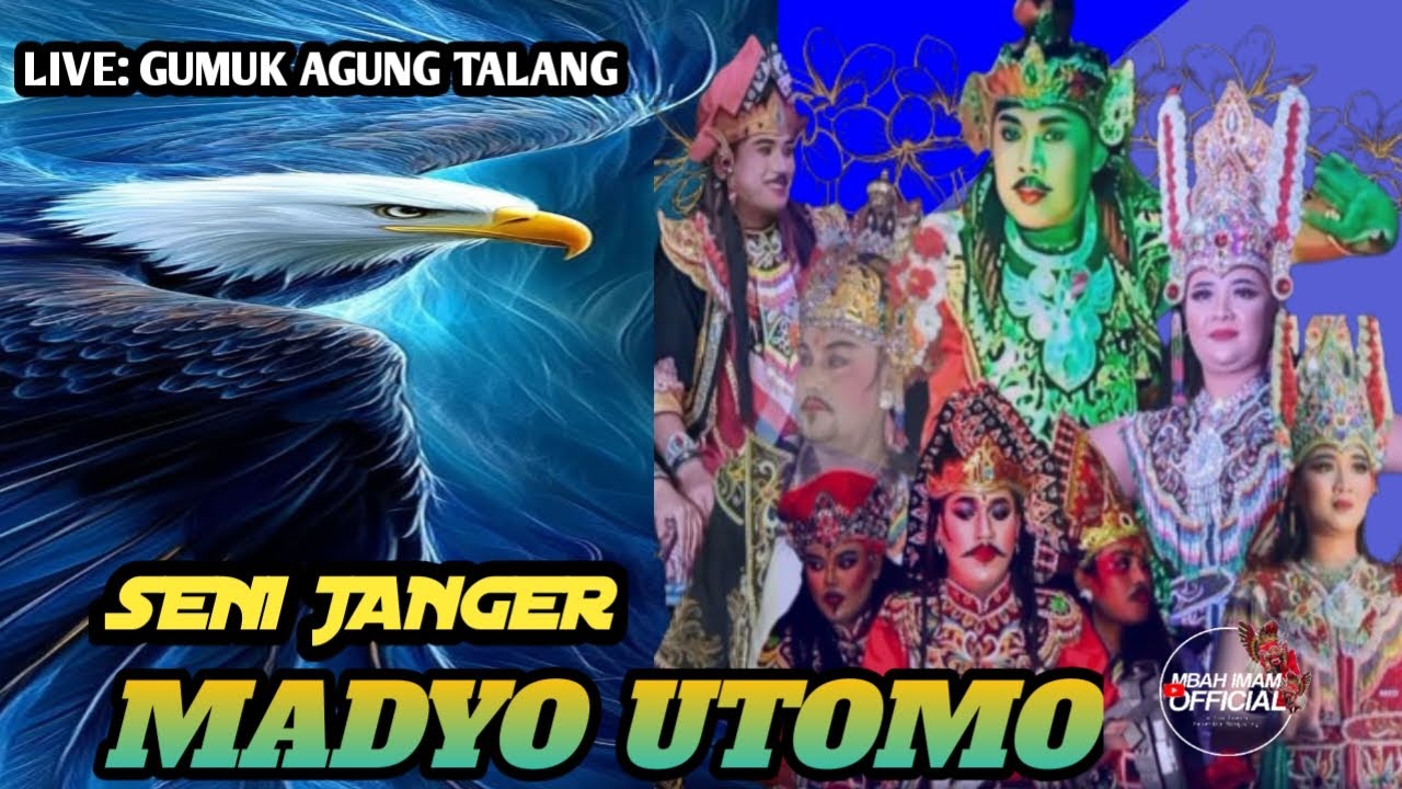 Live. Seni Janger MADYO UTOMO BANJE, Lakon: JOYOKUSUMO KROMO. Lokasi: Gumuk  Agung