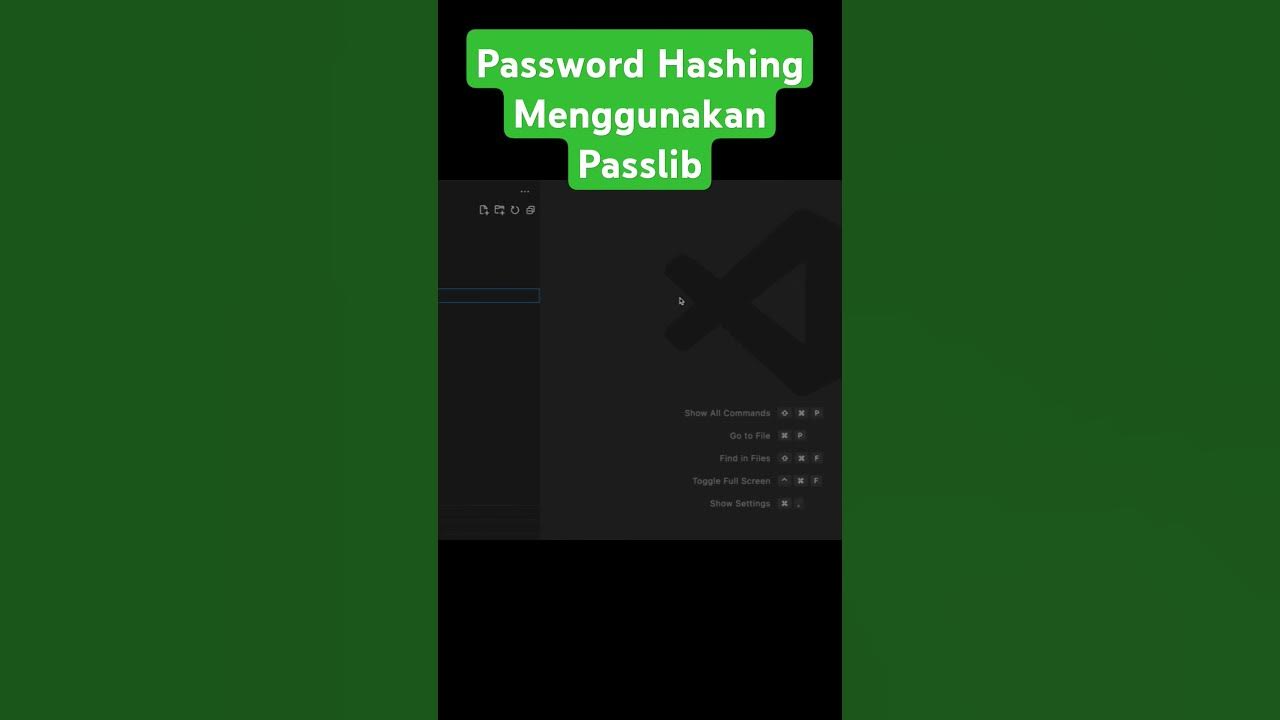 Password Hashing Menggunakan Passlib #backend #python #fastapi - YouTube