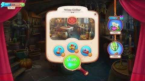 Manor Matters Wine Cellar HD | Failed in Handprint | thermometer, lightning bolt, hammer, poppy, mug