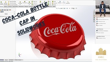 COCA COLA CAP IN SOLIDWORKS | SOLIDWORKS TUTORIALS | AMEC CAD SOLUTIONS