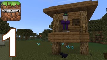 Minecraft: Pocket Edition - Gameplay Walkthrough Part 1 - New Start (iOS,Android) No commentary 