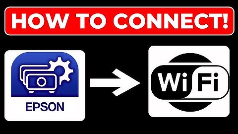 Hoe u uw Epson-projector met wifi verbindt