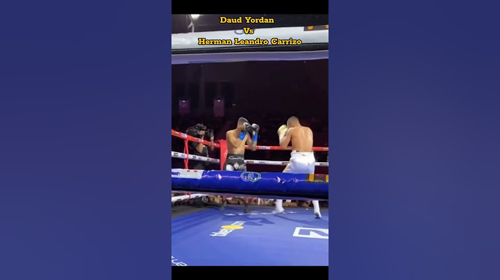 Daud Yordan vs Herman Leandro Carrizo