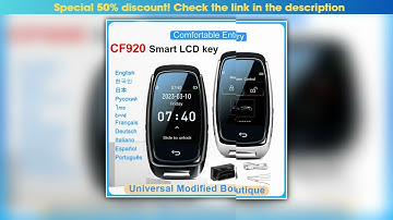 CF920 Modified Universal Remote Display Smart LCD Key Comfortable Entry Auto Lock Keyless Go For