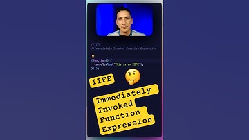 IIFE in JavaScript #coding #programming #javascripttutorial  #javascript