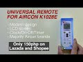 (2024) Universal Remote for Aircon K1028E | Compatible with Major Brands | HOW TO SET UP TAGALOG