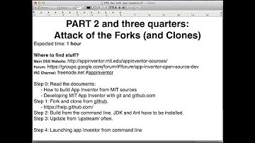 Open Source Development with App Inventor: Part 2 and three quarters