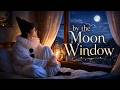 Pierrot by the Moon Window 🌙 | Wind, Distant Night Sounds &amp; No Music Ambience