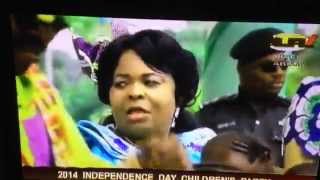 First Lady, Dame Patience, Celebrating with Kids on Nigeria's 54th Indepence Anniversary10012014