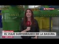 Un viaje de 30 kilómetros por las tuberías que transportan la basura de Majadahonda