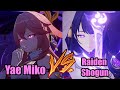 Genshin | Yae Miko vs Raiden Shogun Meta Comparison Abyss 2.5 Speedrun