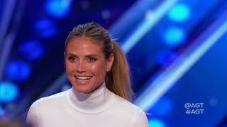 Digital Artists Use Heidi's Body To Demonstrate | Week 5 | America's Got Talent 2017