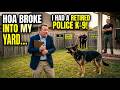 HOA Karen Thought She Owned My Property — Until She Faced My Trained German Shepherd