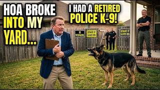 HOA Karen Thought She Owned My Property — Until She Faced My Trained German Shepherd
