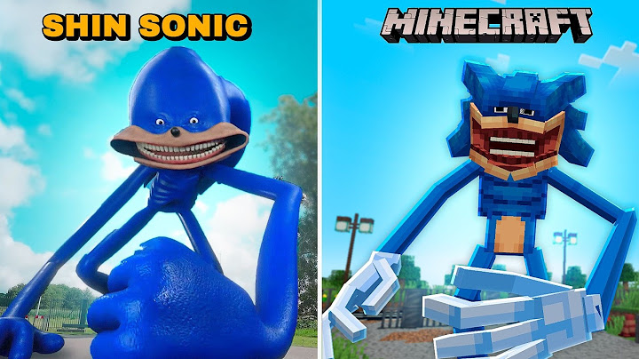 Creé ESCENAS De SHIN SONIC En La VIDA REAL en Minecraft