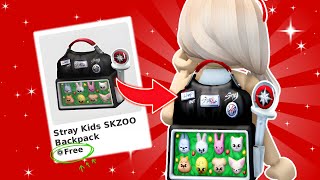 🎒 FREE Stray Kids SKZOO Backpack UGC (Unlimited Stock) | Limited Time Roblox Event