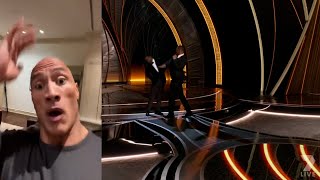 The Rock React to Will Smith Slaps Chris Rock Wealth