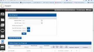 Approving or Rejecting Time Off Requests in TimeLIVE