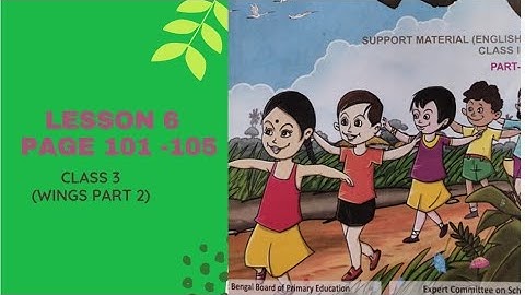 lesson 6।। WINGS PART 2।। CLASS 3।।#WBBPE