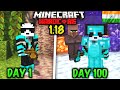 I Survived 100 Days in (1.18) Hardcore Minecraft (हिंदी)