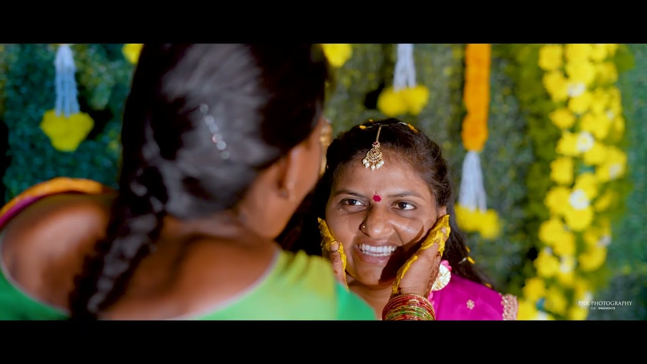 Traditional Haldi Ceremony of Komalatha | Indian Pre Wedding Rituals | PNK Photography