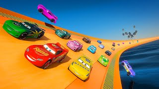 Crazy Cars - Race Ring Track - McQueen vs Next Gen Cruz Ramirez Jackson Storm Flip Dover and Friends screenshot 5