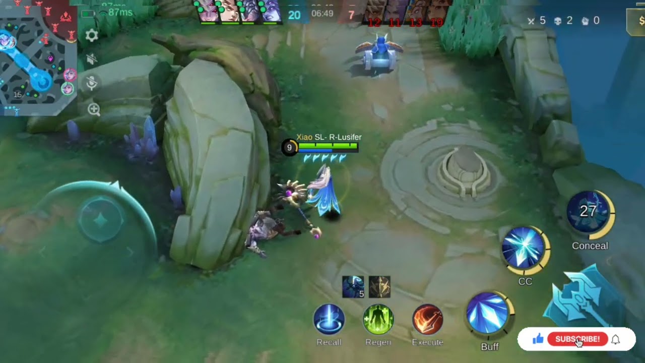 Mobile legend Game Play ⚔️  11Kills🔥 ⚔️💀