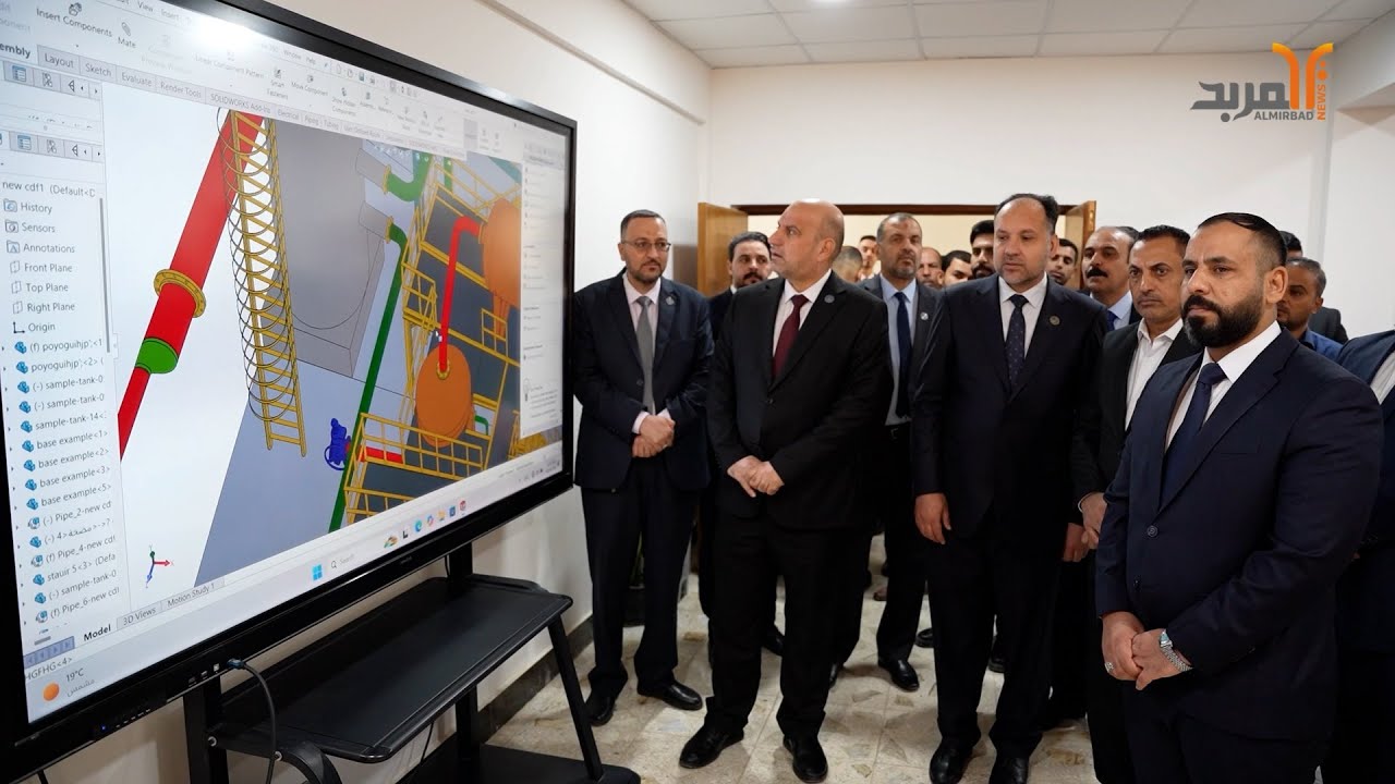 افتتاح كلية التقنية الهندسية للنفط والطاقة في المثنى #المربد