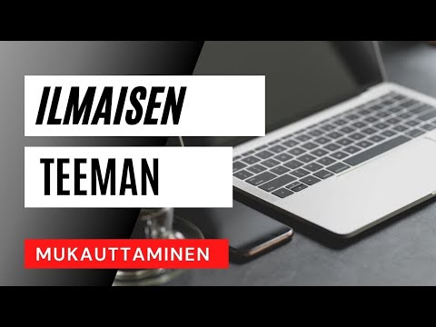 Video: Verkkosivun Mukauttaminen