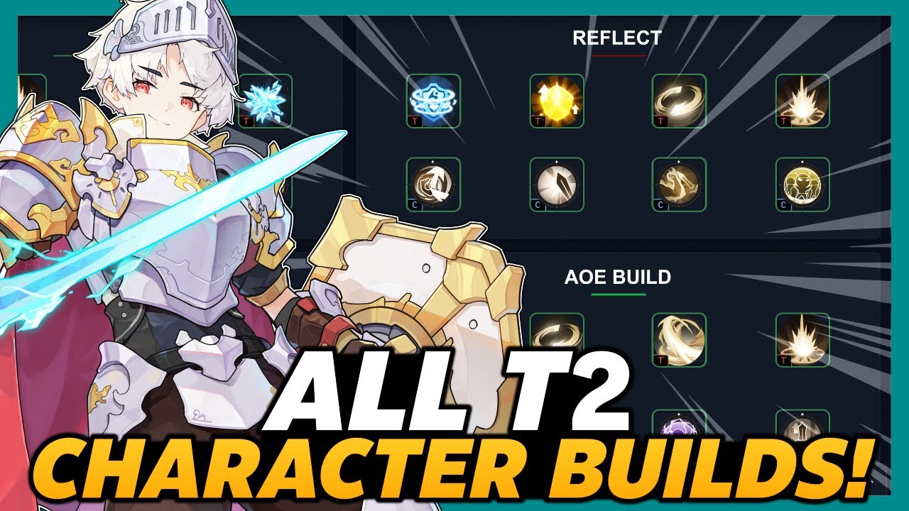 All Tier 2 Class Skill Builds! PvE PvP Dungeon/Raid Loadouts [Sword x Staff]