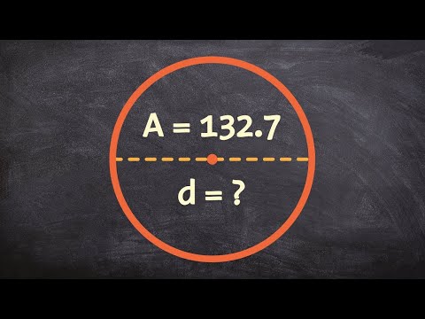 Video: How To Calculate The Diameter Of A Circle