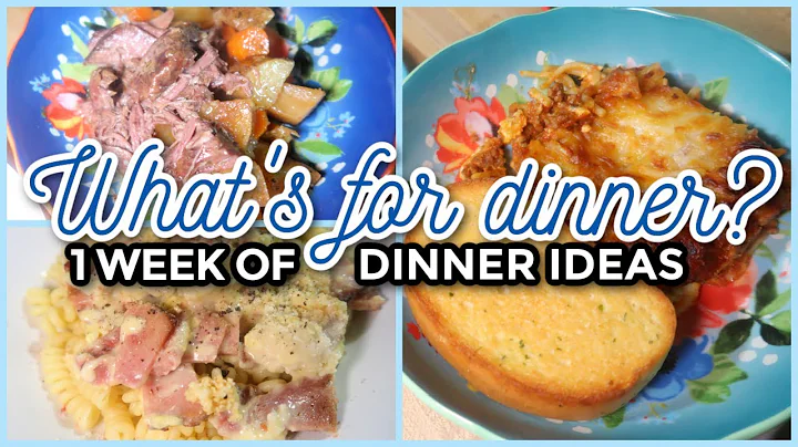 WHAT'S FOR DINNER? | 7 Real-Life Family Meal Ideas