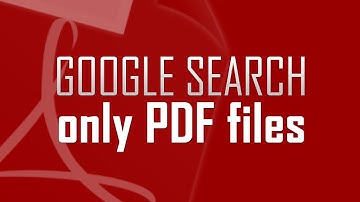 Find only PDF files using Google Search