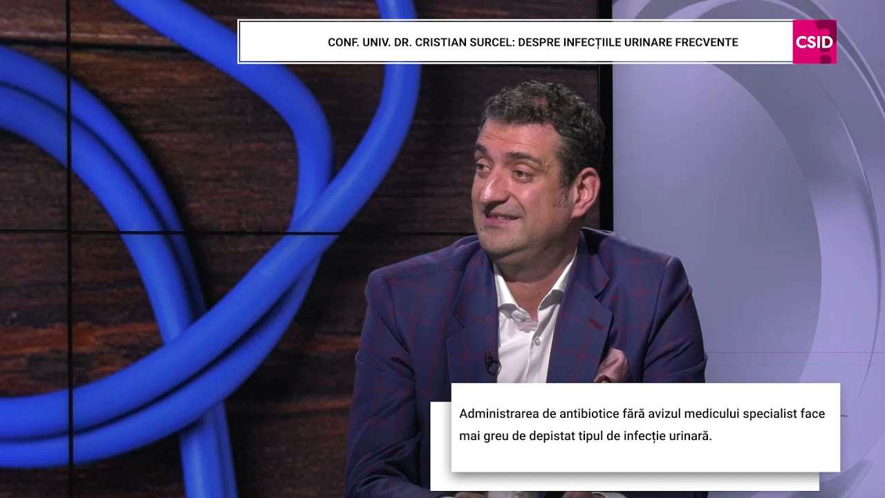 INFECȚIE URINARĂ: simptome, cauze și tratamente explicate de Conf. univ. dr. Cristian Surcel