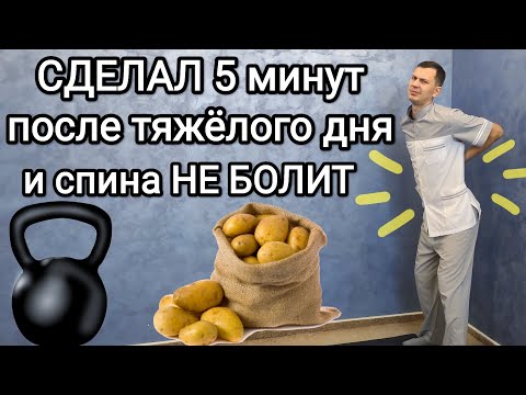 Сделал 5 Минут После Тяжело Дня И Спина Не Болит. Завтра Можно Снова В Бой!