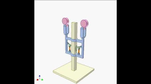 Mechanisms | Vibration propulsor 1480p | Mechanical principles and design engineering