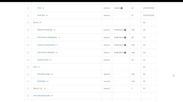 Preparing D2L Final Grades