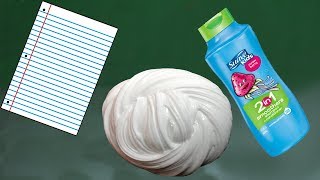 No GLUE Paper Slime! Testing No Glue Shampoo Paper Slime Recipe!!