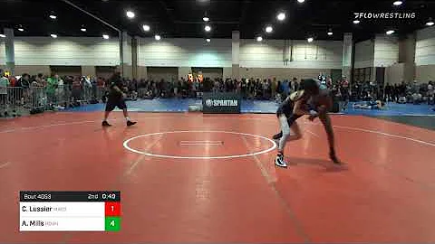 88 Lbs Prelims - Charles Lussier, Massachusetts Vs Antonio Mills, Roundtree Wrestling Academy 3098