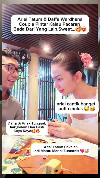 Ariel, Marini Zumarnis's Future Son-in-law 😍😘 #shortvideo #artist #viralvideo #arieltatum #daffaw...