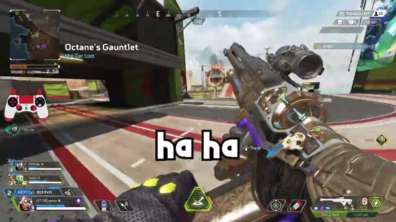playing apex with a friend