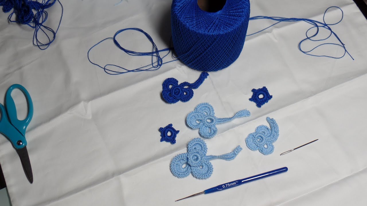 Motivo de Trebol paara Encaje Irlandes a crochet