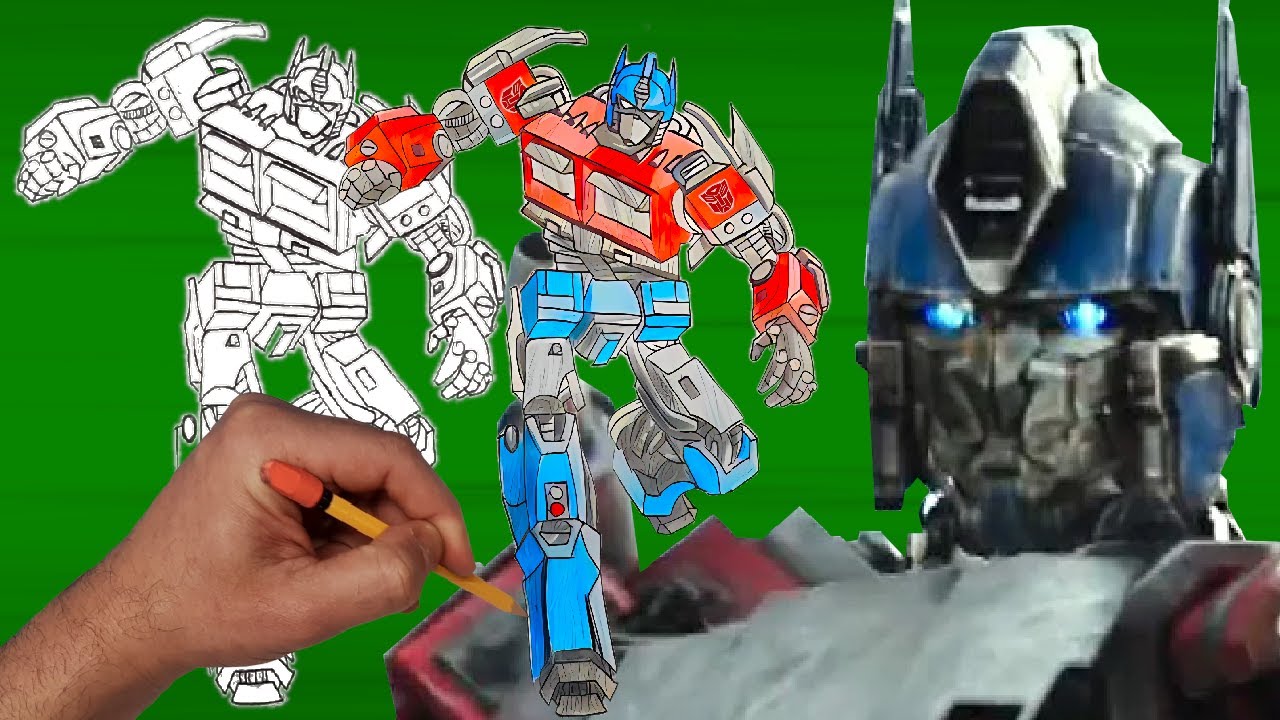 5 Steps to Draw OPTIMUS PRIME From TRANSFORMERS Easy StepbyStep