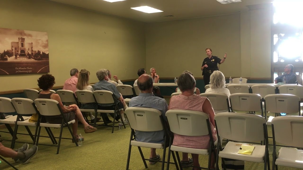 ESCA General meeting 5/19/22 with the new Police Chief Kathy Lester and council  member Jeff Harris