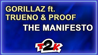 (Karaoke) Gorillaz ft. Trueno and Proof - The Manifesto - Instrumental & Lyrics (T2K0426)